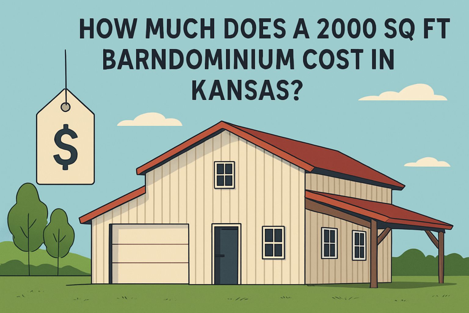 How Much Does a 2000 Sq Ft Barndominium Cost in Kansas?